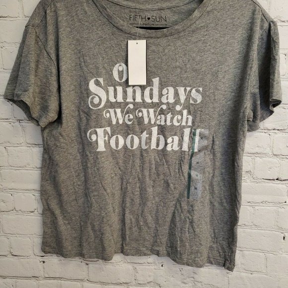 Tops - Football T- Shirt Medium New